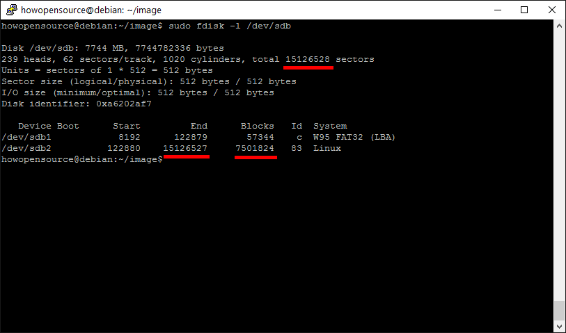 SD Card Block Size