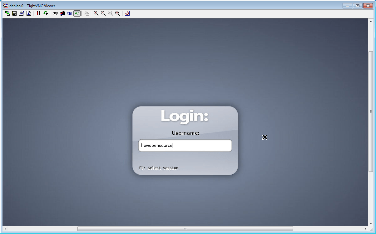 Linux Remote Desktop Connection via VNC and SSH tuneling